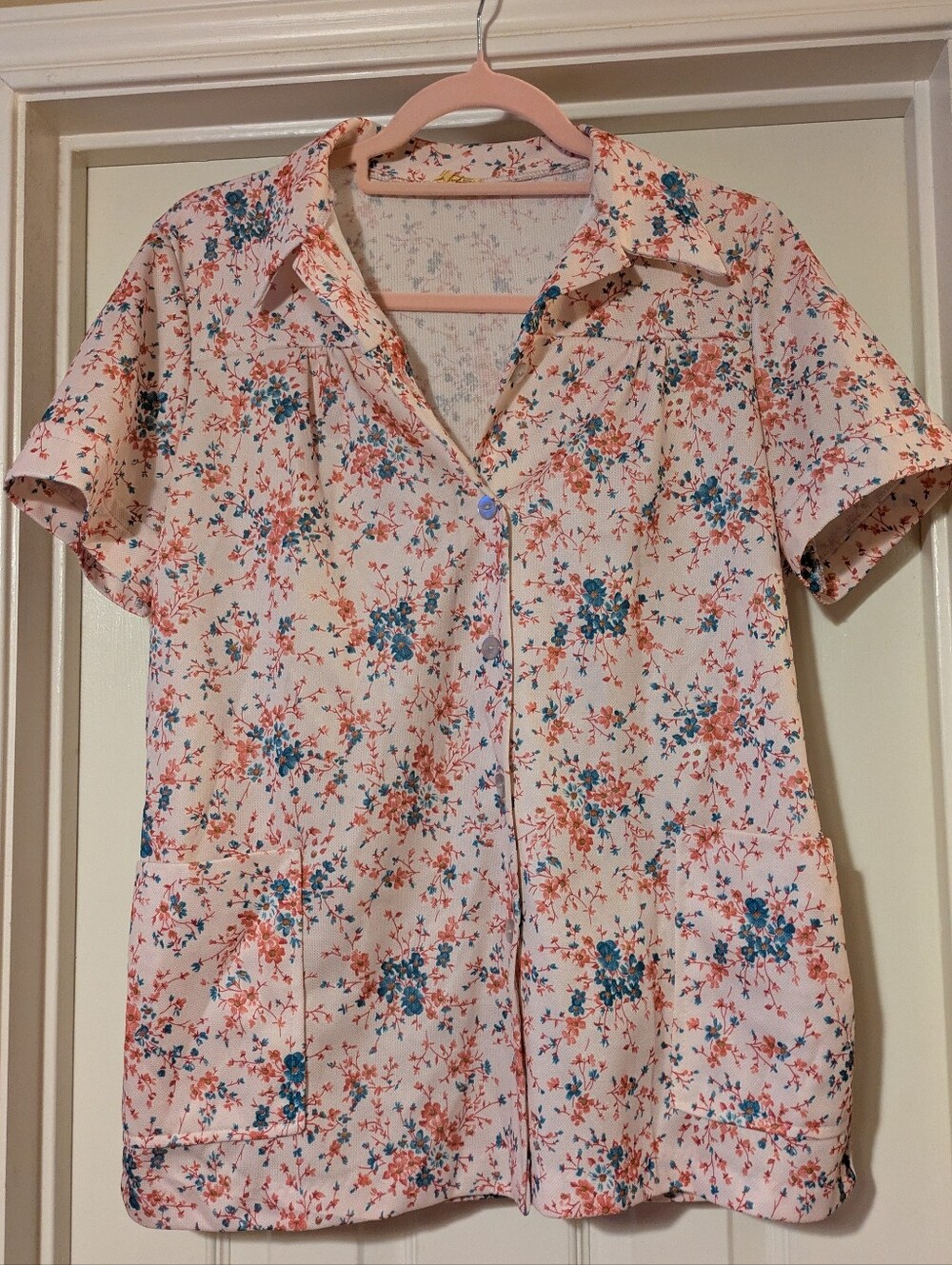 Vintage 1960s Button Down Top